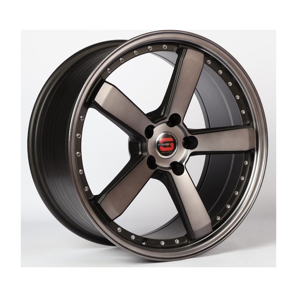 5/112/18X8.5 HX009 E40 MT PLATINUM BLK